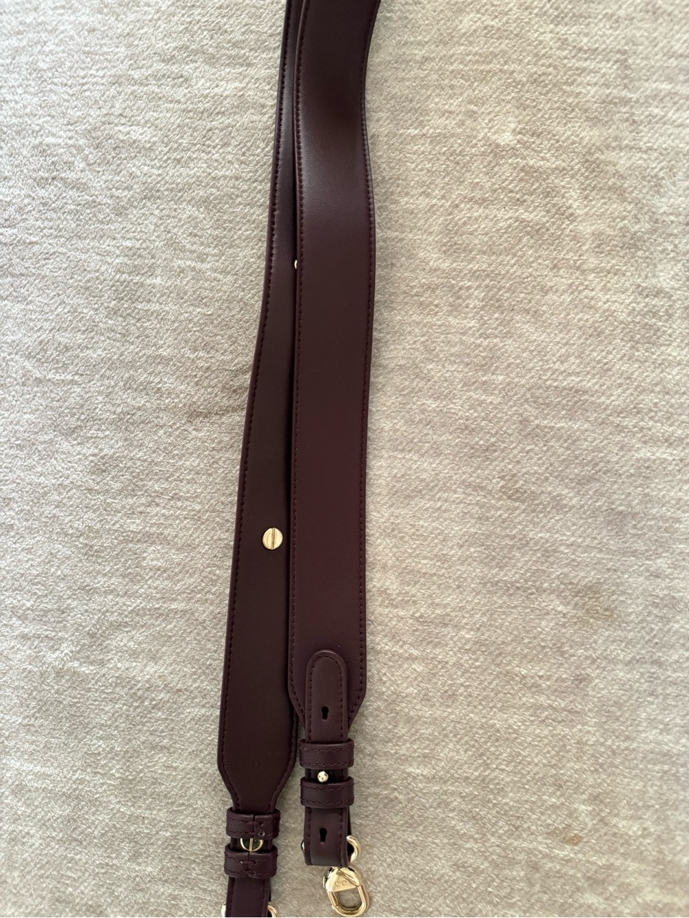 Authentic Christian Dior Small Lady Dior My ABCDior – Burgundy Lambskin - Picture 15 of 17